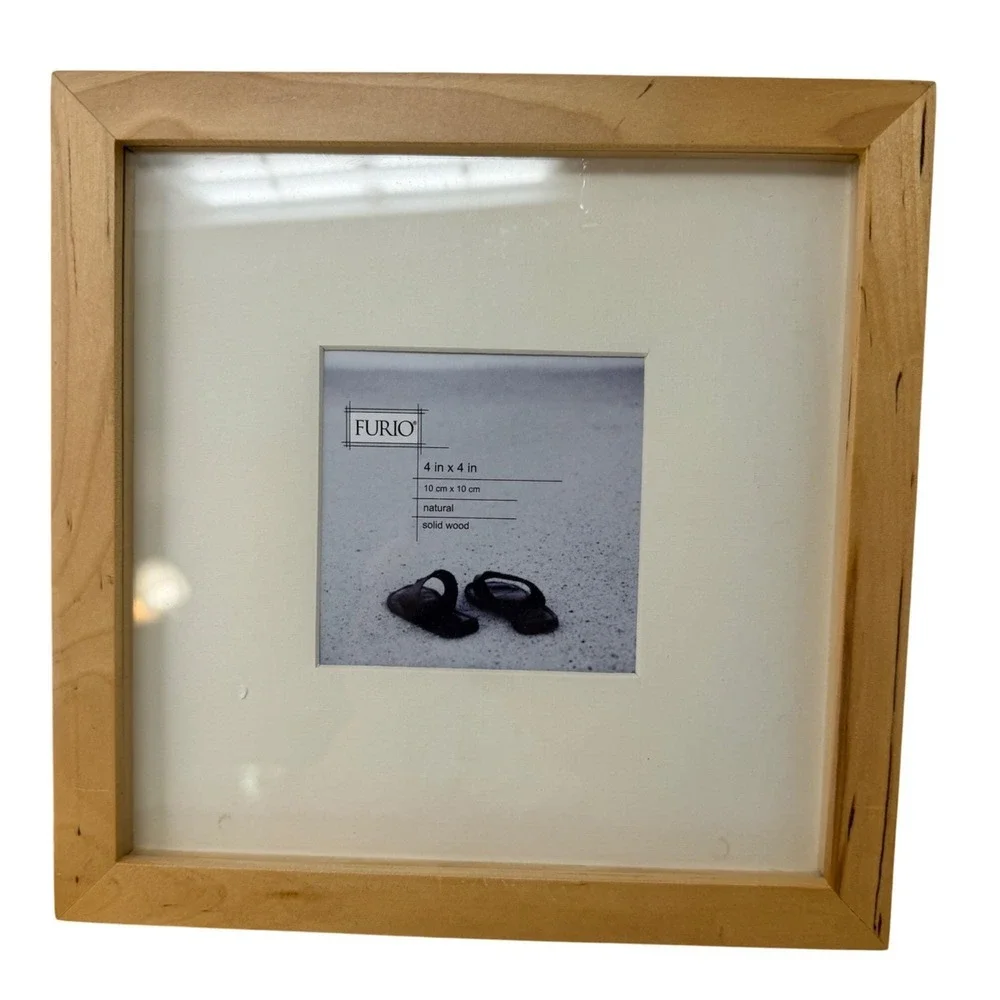Vintage Wood Collage Frames Set Furio Oak Multi Opening Photo Display 1990s